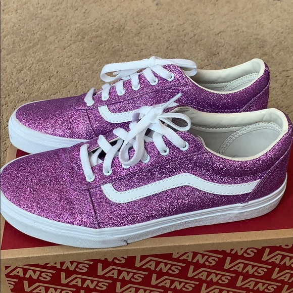 pink sparkly vans